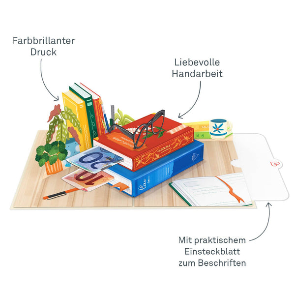 Buchgutschein Pop-Up