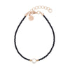 Armband Simply mit Perle schwarz