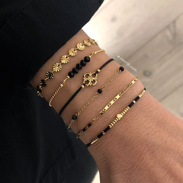 Armband Sparkles black chic