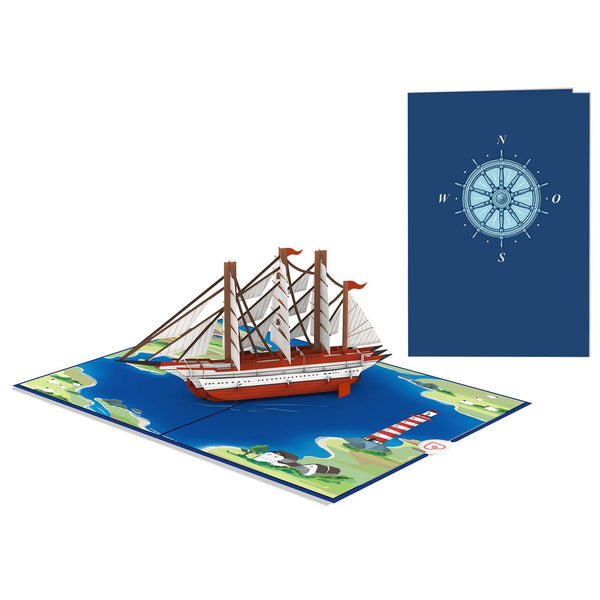 Segelschiff Pop-Up