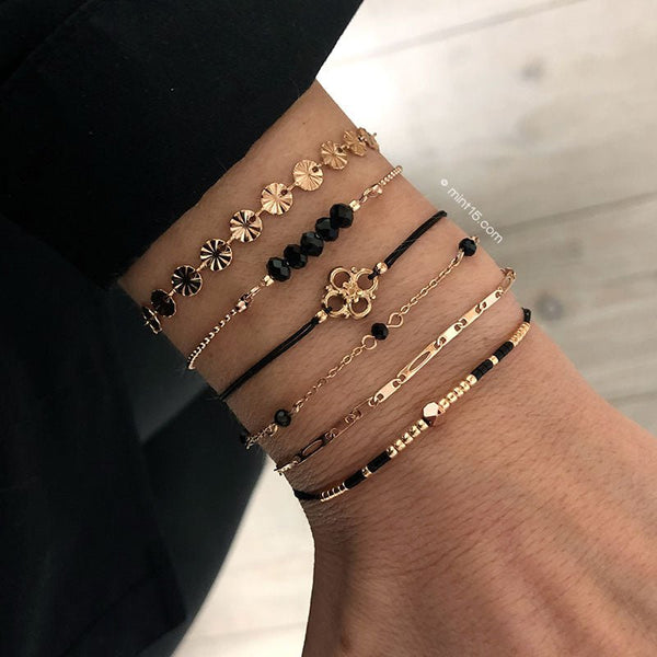 Armband Sparkles black chic