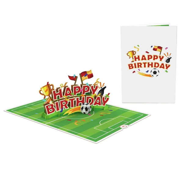 Happy Birthday Fußball Pop-Up