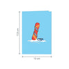Snowboarder Pop-Up Karte