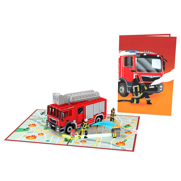 Feuerwehrauto Pop-Up