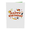 Happy Birthday Fußball Pop-Up