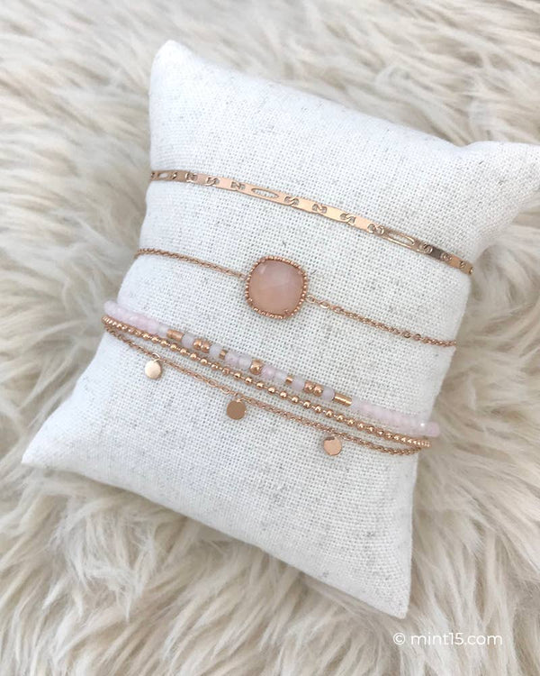 Armband Rosenquarz