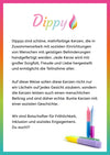Regenbogen Kerze