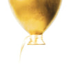 Ballon Anhänger aus Glas