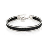 Armband Simplicity schwarz matt