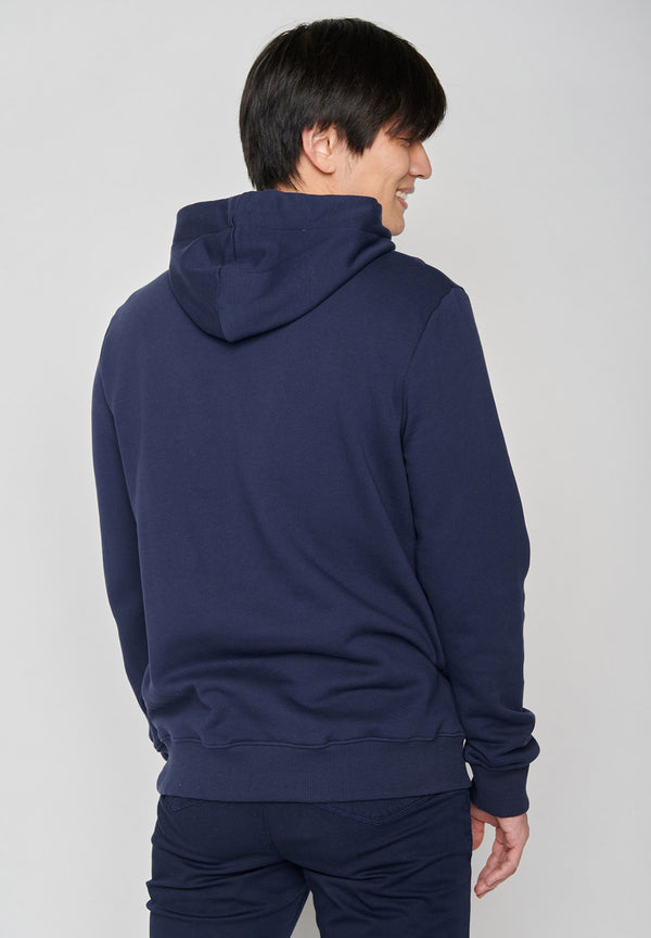 Kapuzen Hoodie Bike Mountain navy