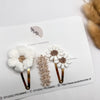 Haarspangen Set Blumen