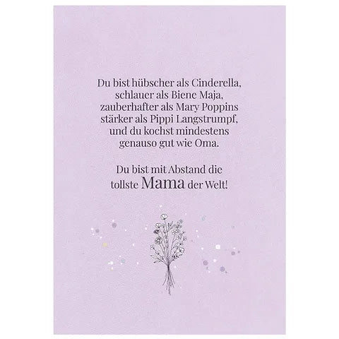 Postkarte Für die tollste Mama der Welt