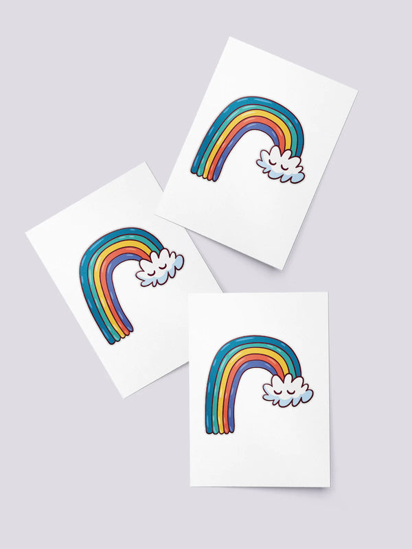 Fake Tattoo Regenbogen