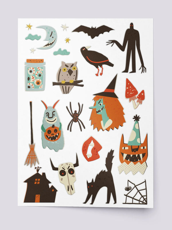 Fake Tattoo Halloween Hexe