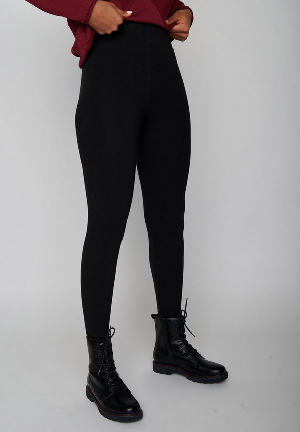 Long Leggings schwarz