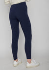 Long Leggings blau