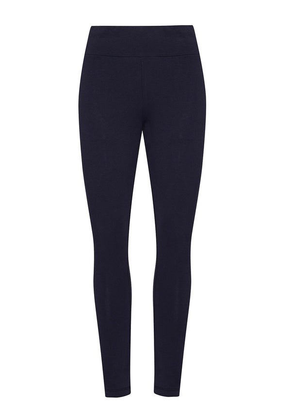 Long Leggings blau