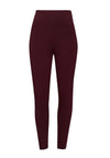 Long Leggings weinrot