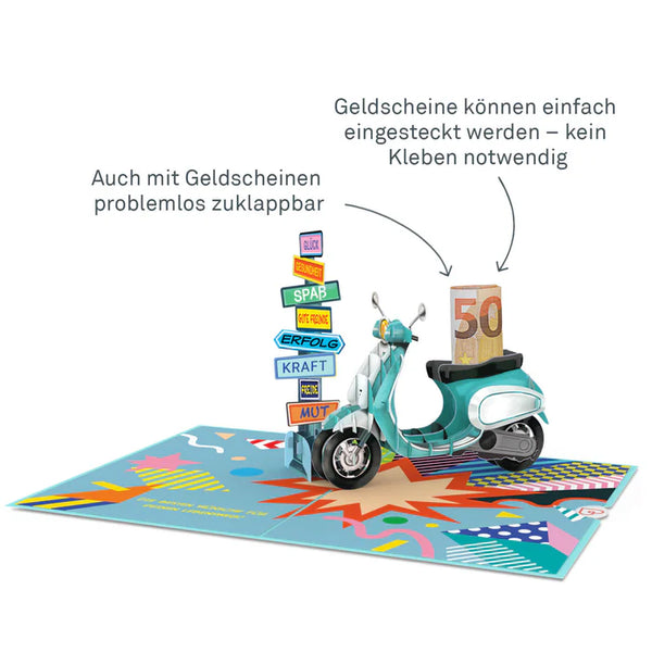Jugendweihe Pop-Up Karte
