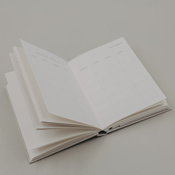 Undatierter Terminkalender Eulenschnitt