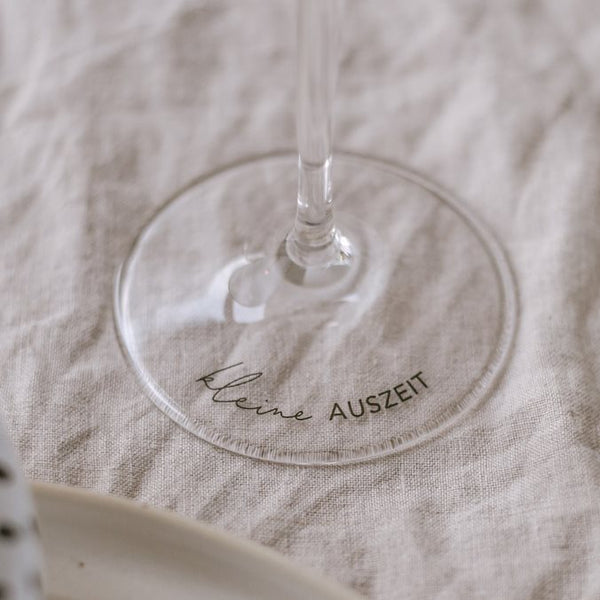 Weinglas "kleine Auszeit"