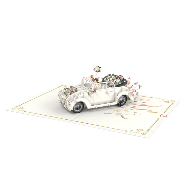 Hochzeitsauto mit lesbischem Brautpaar Pop-Up