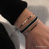 Armband Simplicity schwarz matt