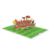 Happy Birthday Fußball Pop-Up