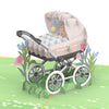 Kinderwagen mit Baby Pop-Up