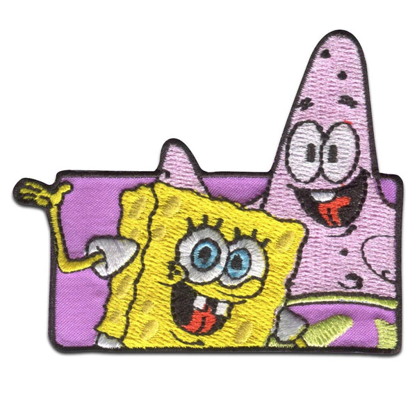 SpongeBob Schwammkopf und Patrick gestickt
