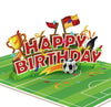 Happy Birthday Fußball Pop-Up