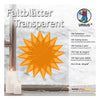 Transparentpapier Faltblätter gelb