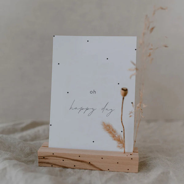 Spruchkarte Oh happy day