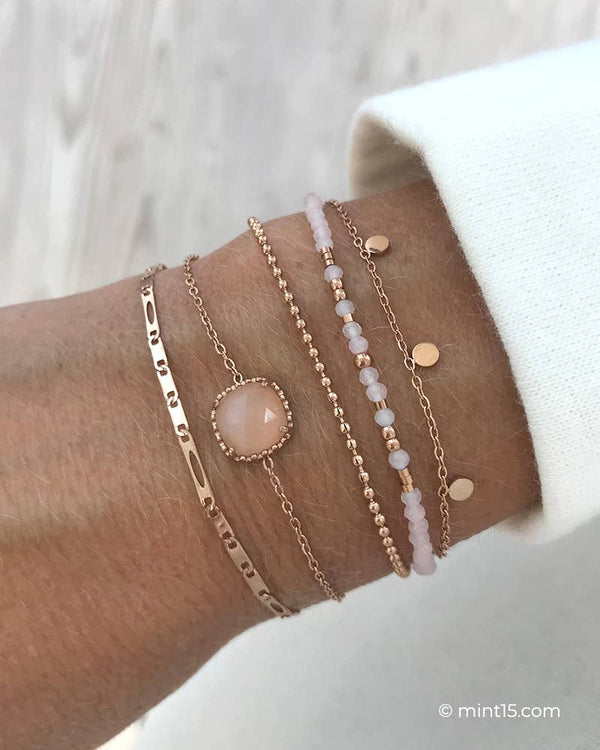 Armband Rosenquarz