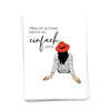 Postkarte Alles ist schwer bevor es einfach wird