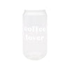 hohes Glas "coffee lover"