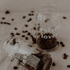 hohes Glas "coffee lover"