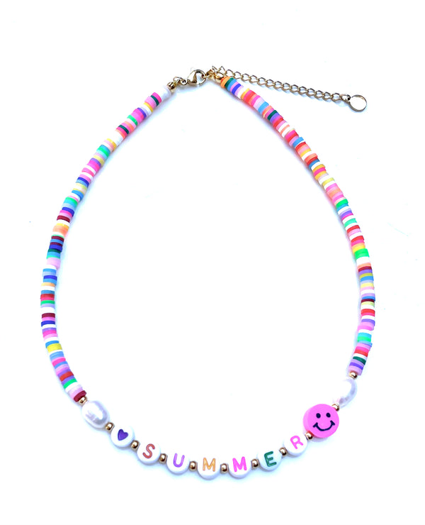 bunte Sommer Halskette