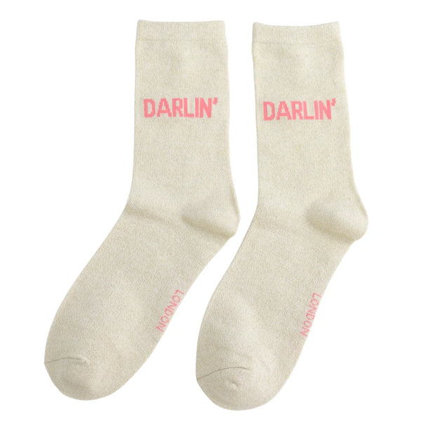 Statement Glitter Socken