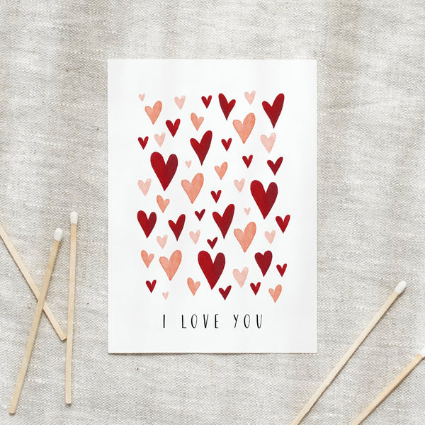 Postkarte I Love You