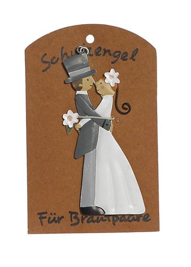 Schutzengel auf Karte "Für Brautpaare"