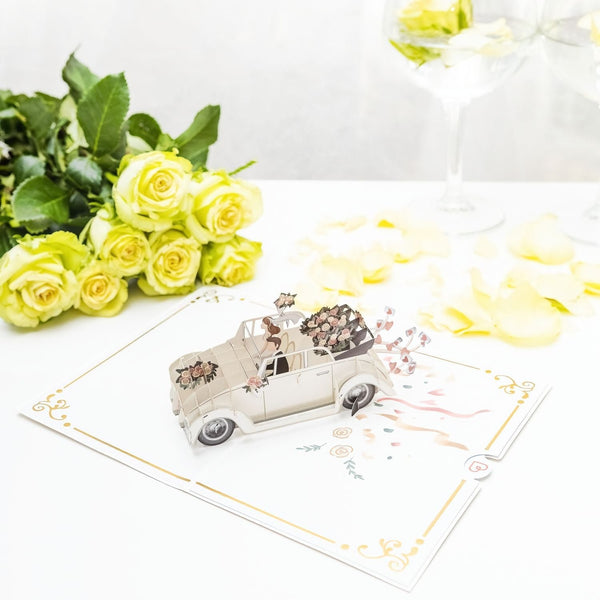 Hochzeitsauto Pop-Up