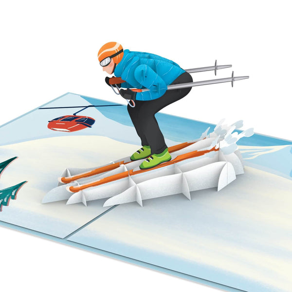 Skifahrer Pop-Up