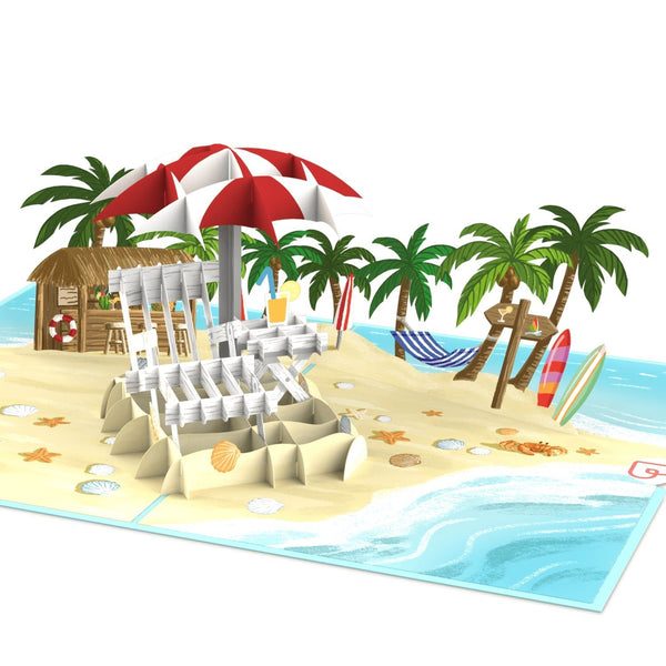 Strandurlaub Pop-Up