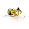 50. Geburtstag Pop-Up Karte