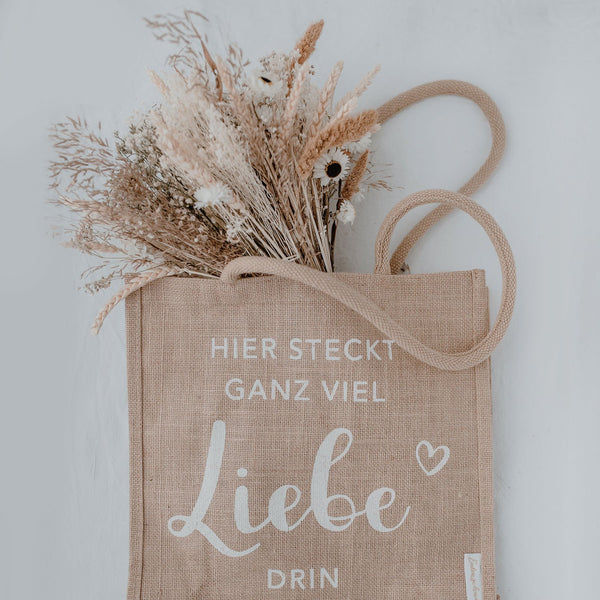 Juteshopper "Hier steckt Liebe drin"
