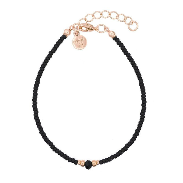schwarzes Miyuki Armband