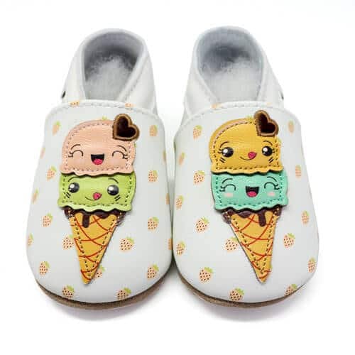 Krabbelschuhe Eiswaffel