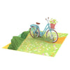 Fahrrad mit Blumen Pop-Up