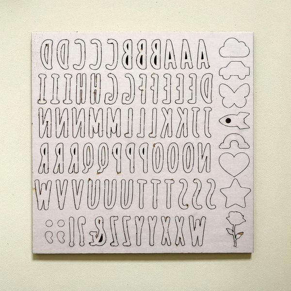 Buchstaben Set für Deine Wunderlampe